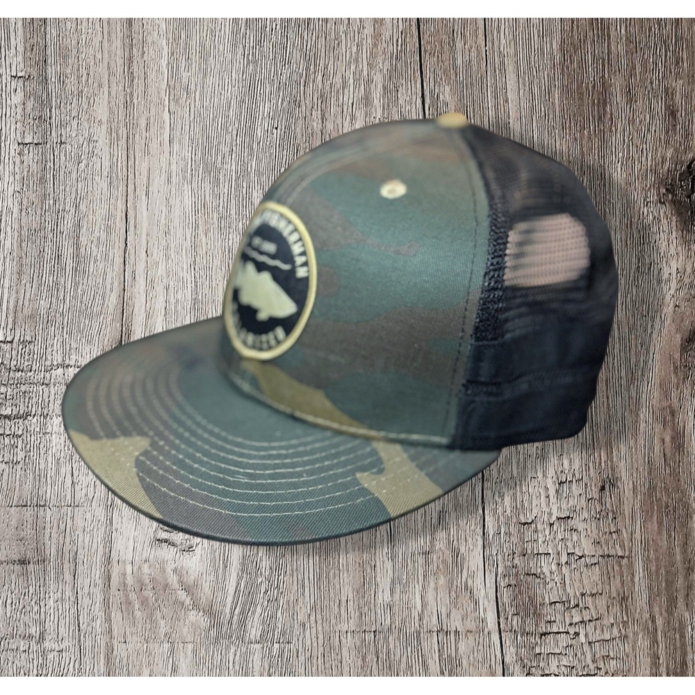 Flying Fisherman Bass Patch SnapBack Hat - Picture 2 of 4